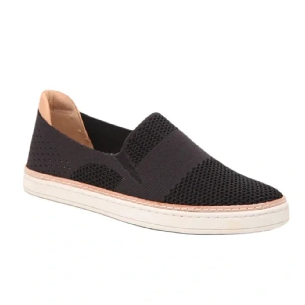 UGG Sammy Slip On Trainer Black Knit Elastic Casual Shoes Women US 12